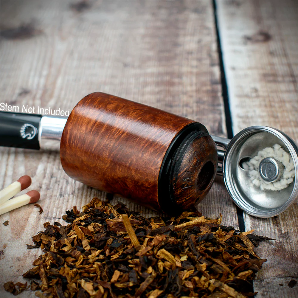 Falcon Pipe Bowl - Short Stack Chimney Smooth - Image 2