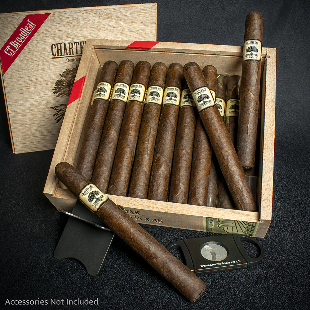 Foundation Cigars Charter Oak Connecticut Broadleaf Lonsdale - Image 3