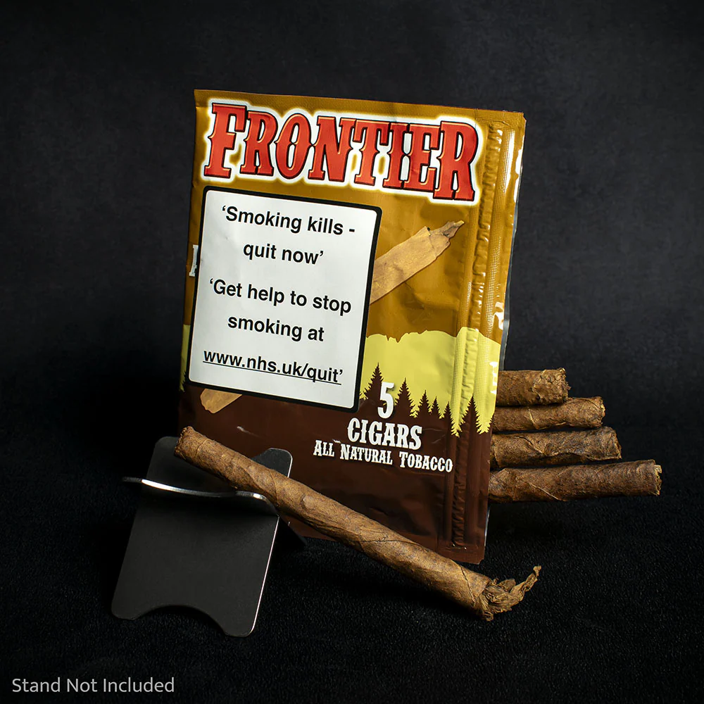 Frontier Cheroots Authentic (Sweet Aromatic) Cigars - Pack of 5 - Image 2