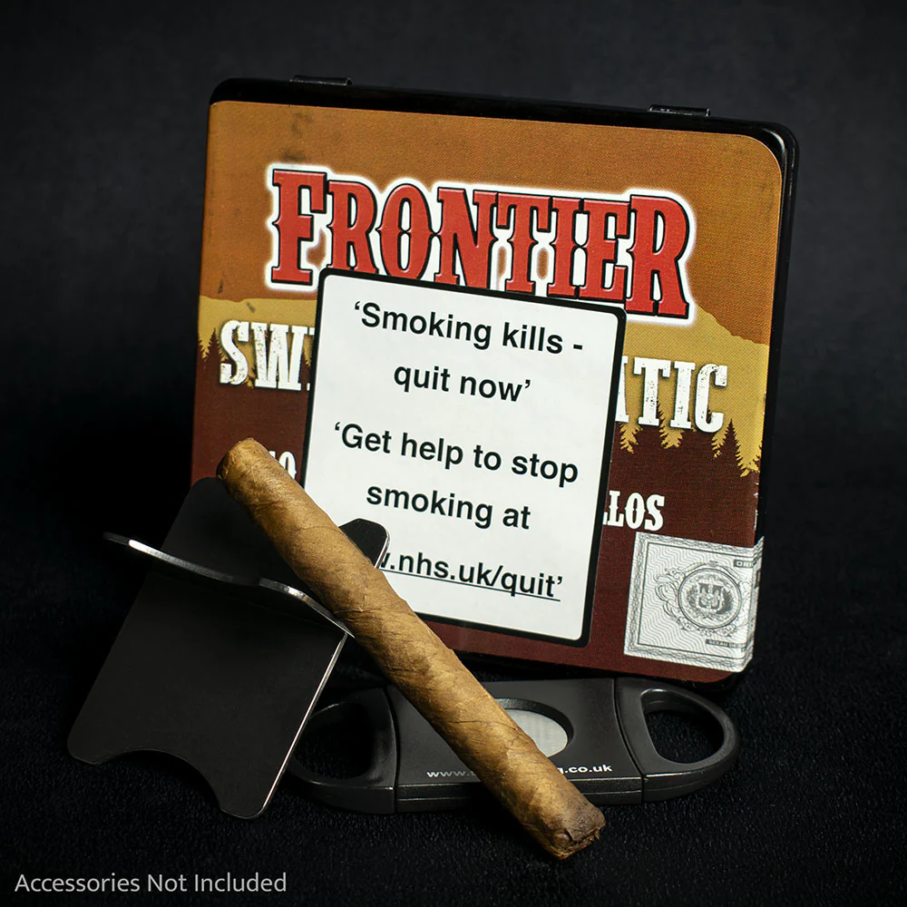 Frontier Authentic Sweet Aromatic Cigarillos - Tin of 10 - Image 2