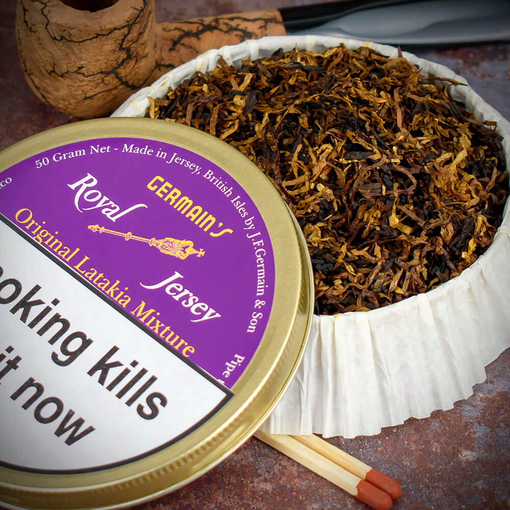 Germains RJ Original Latakia Mixture Pipe Tobacco - 50g Tin