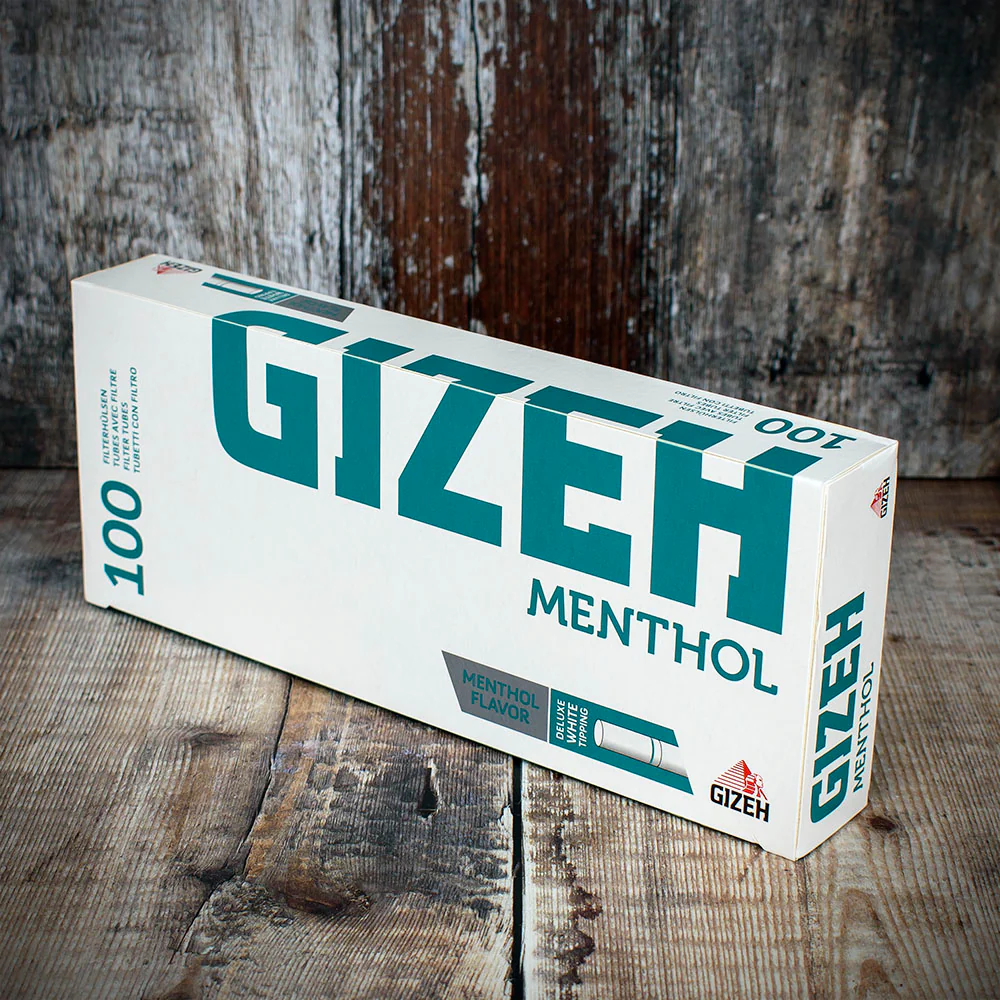 Gizeh Cigarette Tubes Menthol 100 Pack