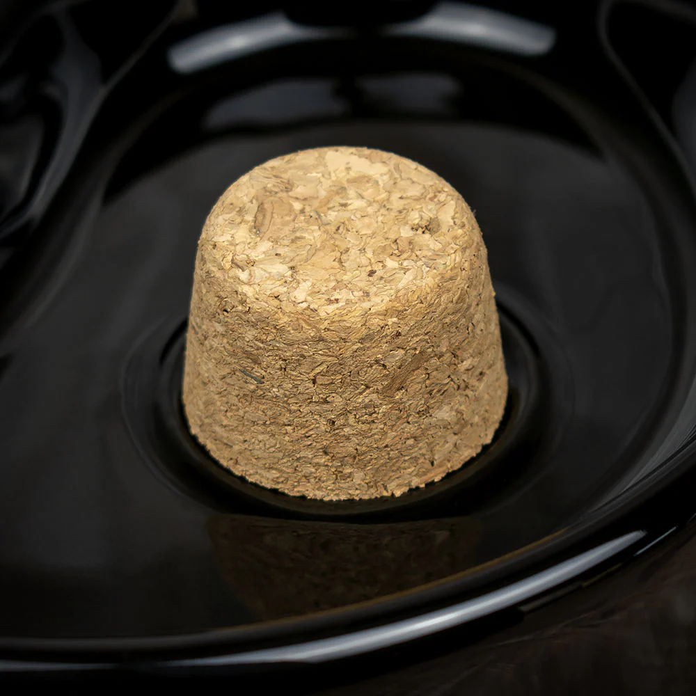 Pipe Ashtray Gloss Black Cork Knocker 520705 - Image 5