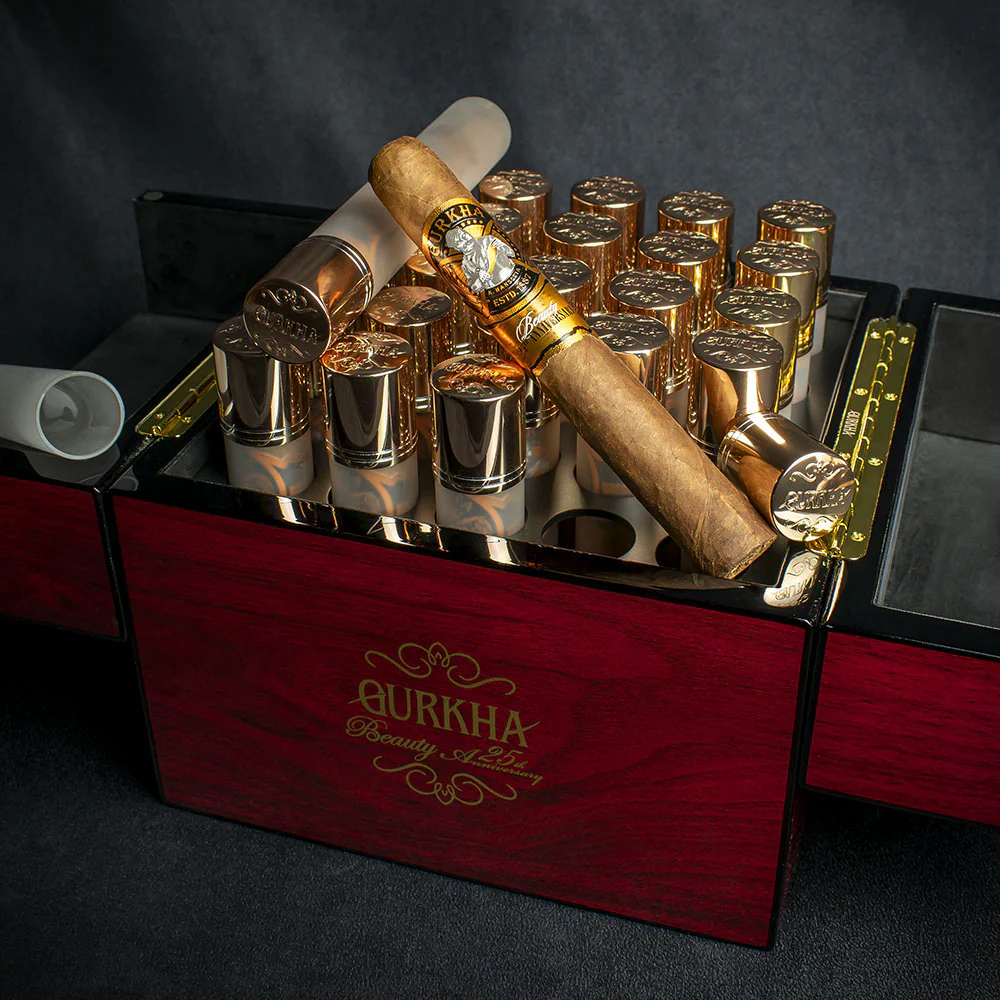 Gurkha 25th Anniversary Beauty Tubos Cigar - Single - Image 3