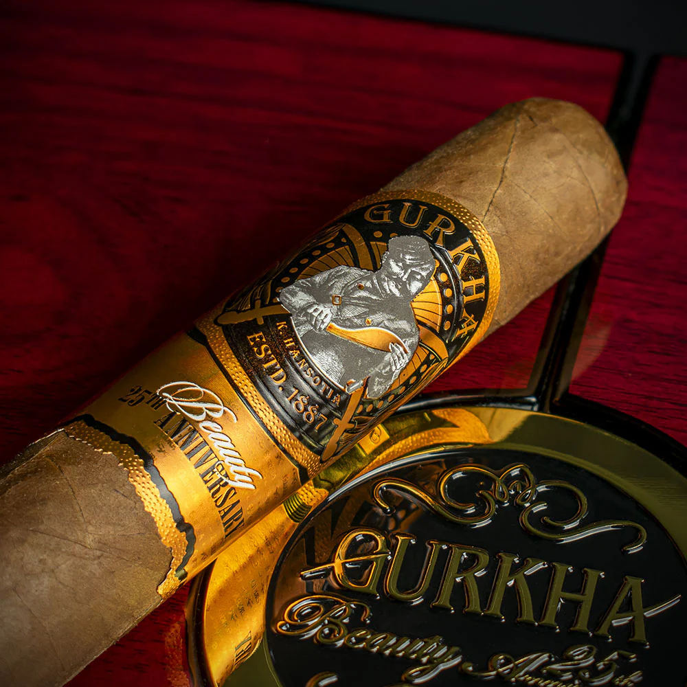 Gurkha 25th Anniversary Beauty Tubos Cigar - Single - Image 4