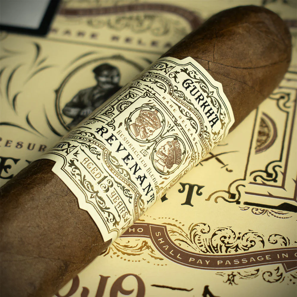 Gurkha Revenant Corojo Box Pressed Robusto Cigars - 20 Box - Image 3