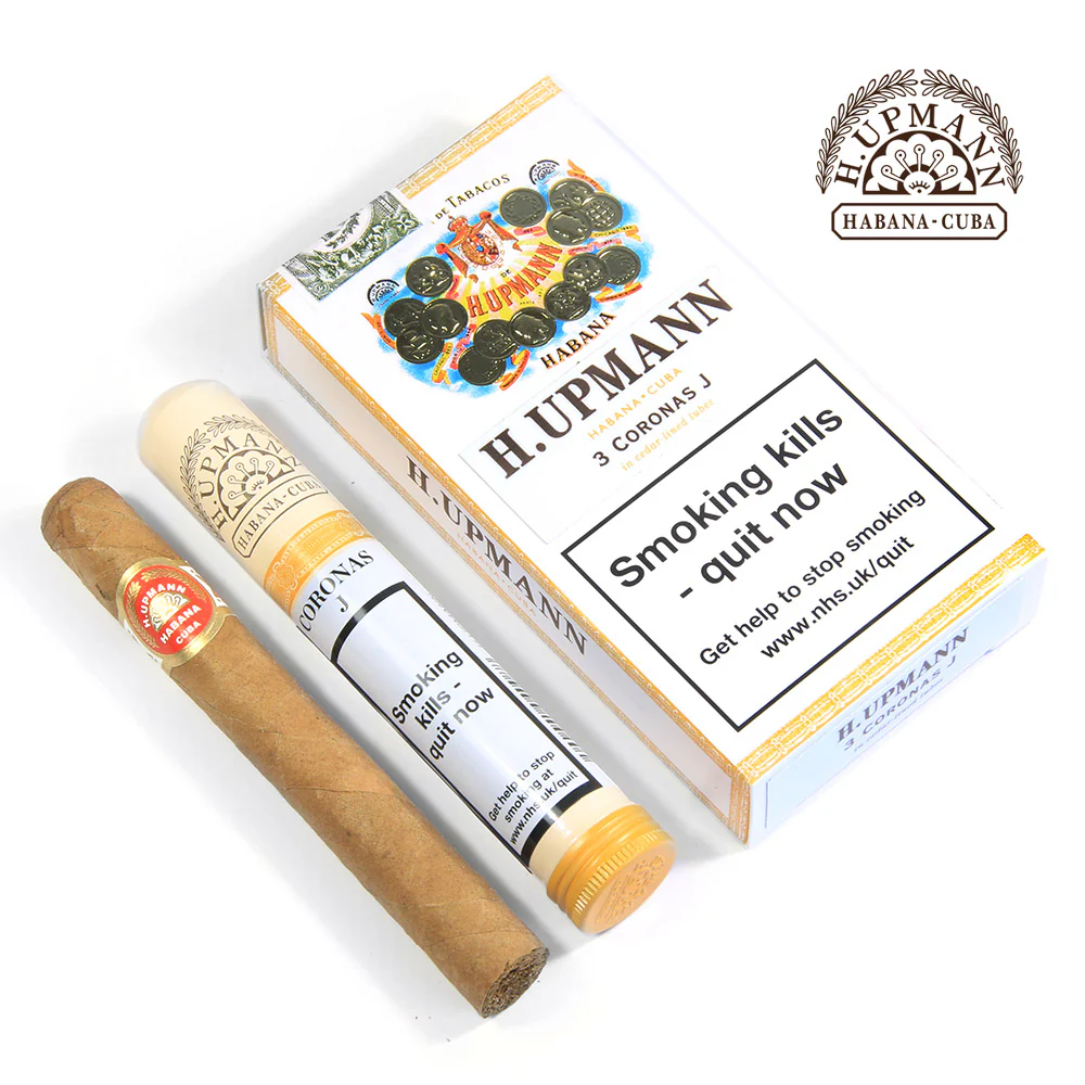 H. Upmann Coronas J Tubos Cuban Cigars - 3 Pack