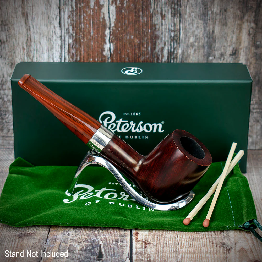 Peterson of Dublin Harp Briar Smoking Pipe - Shape No.107 - Image 2