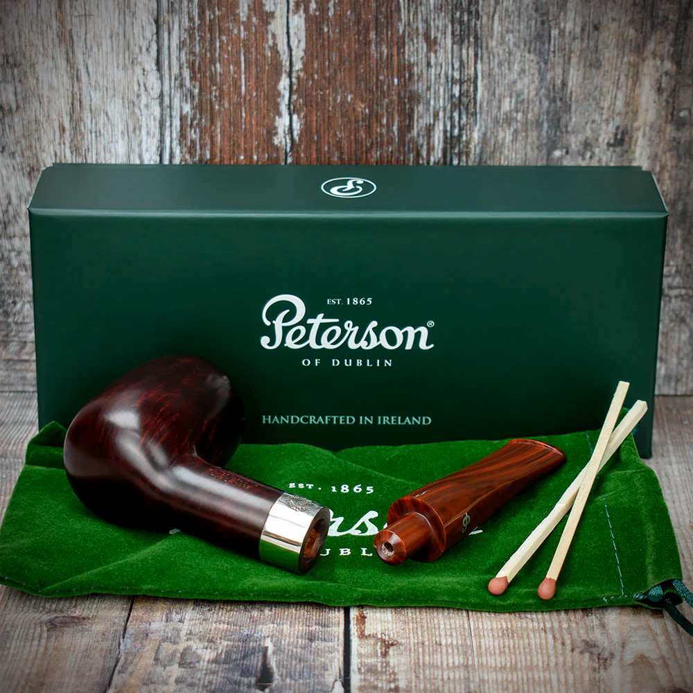 Peterson of Dublin Harp Briar Smoking Pipe - Shape No.107 - Image 3