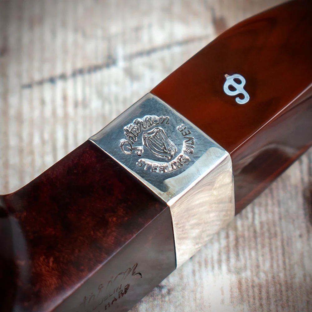 Peterson of Dublin Harp Briar Smoking Pipe - Shape No.80s - Image 4