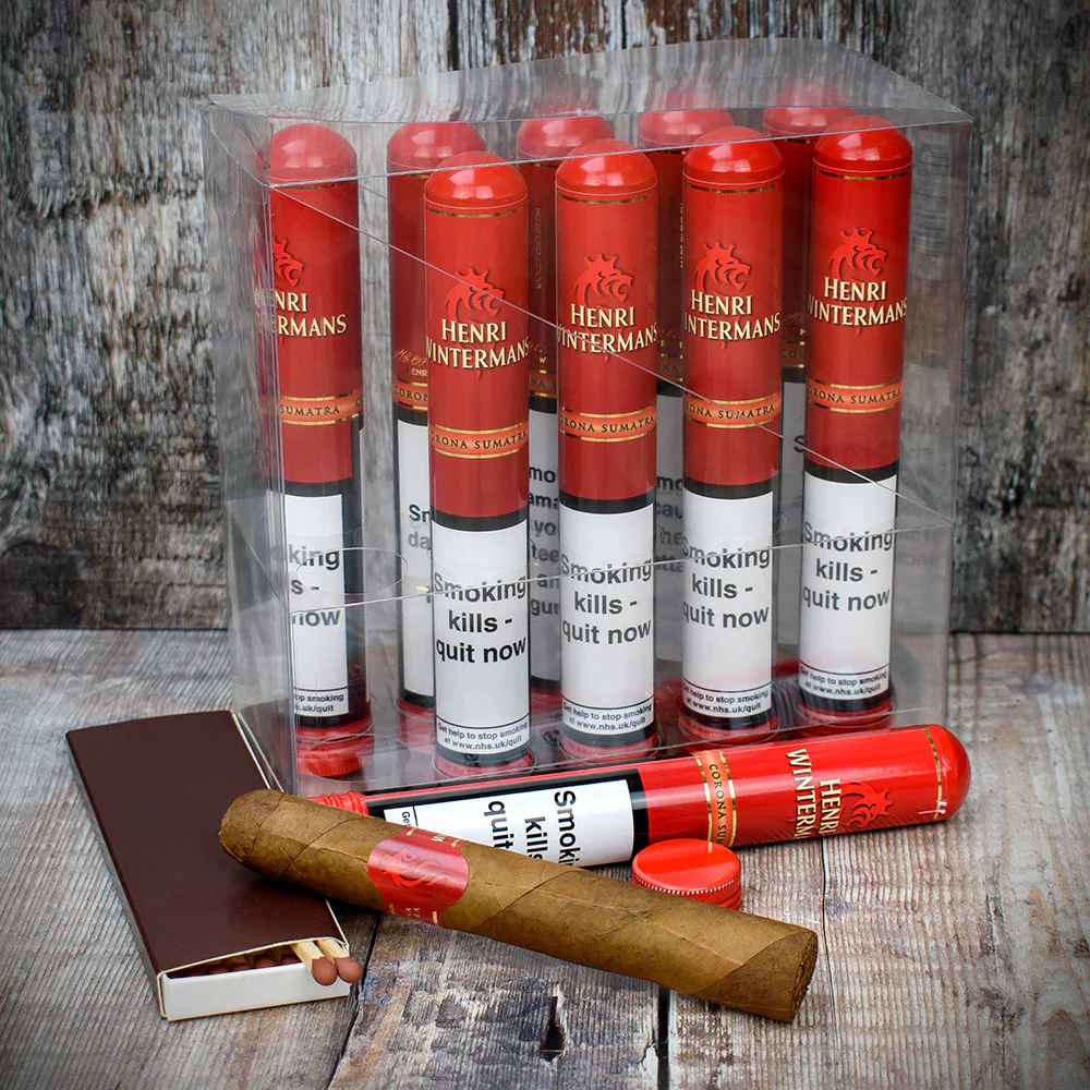 Henri Wintermans Corona Deluxe Sumatra Tubed Cigar - Single - Image 3