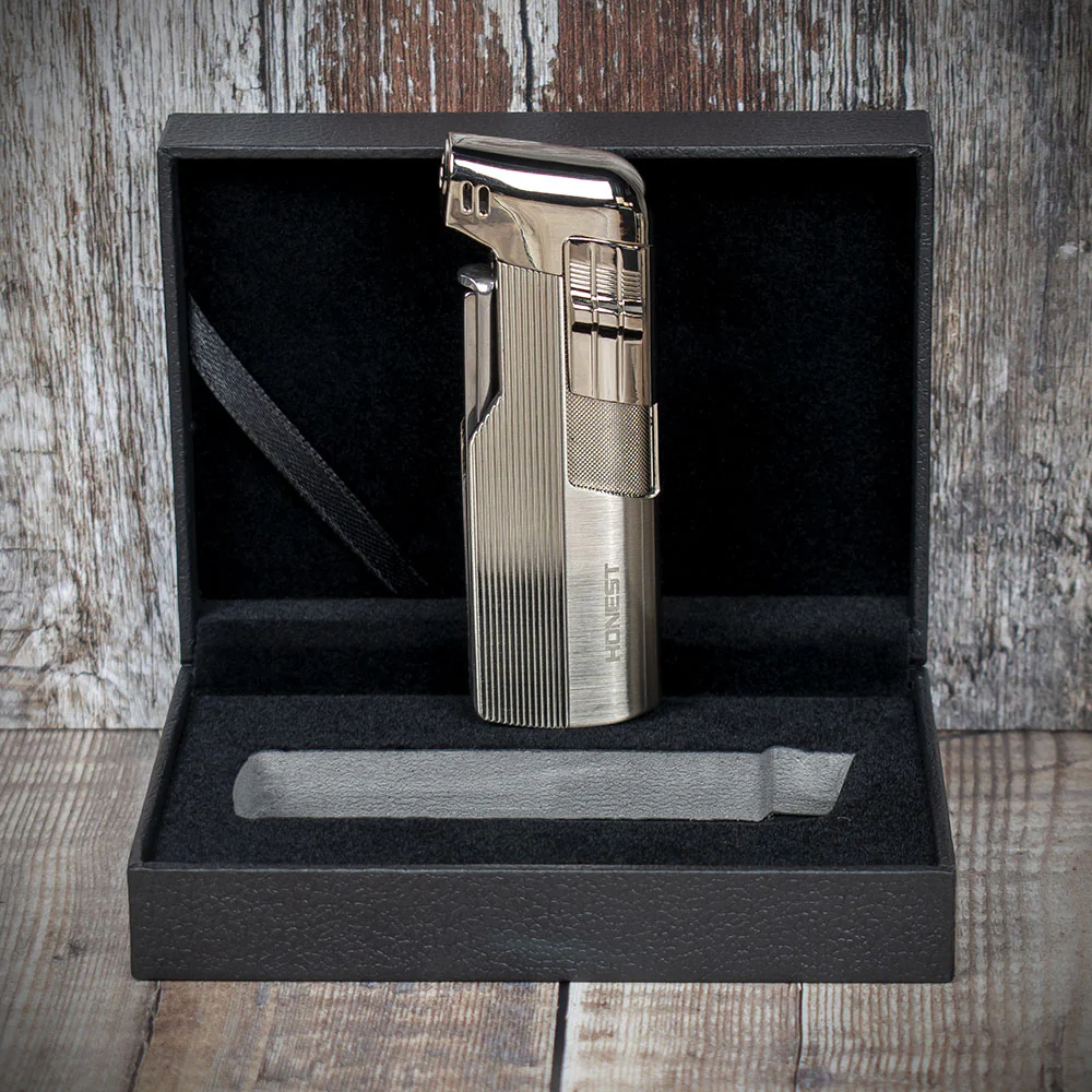 Honest Penryn Pipe Lighter - Chrome
