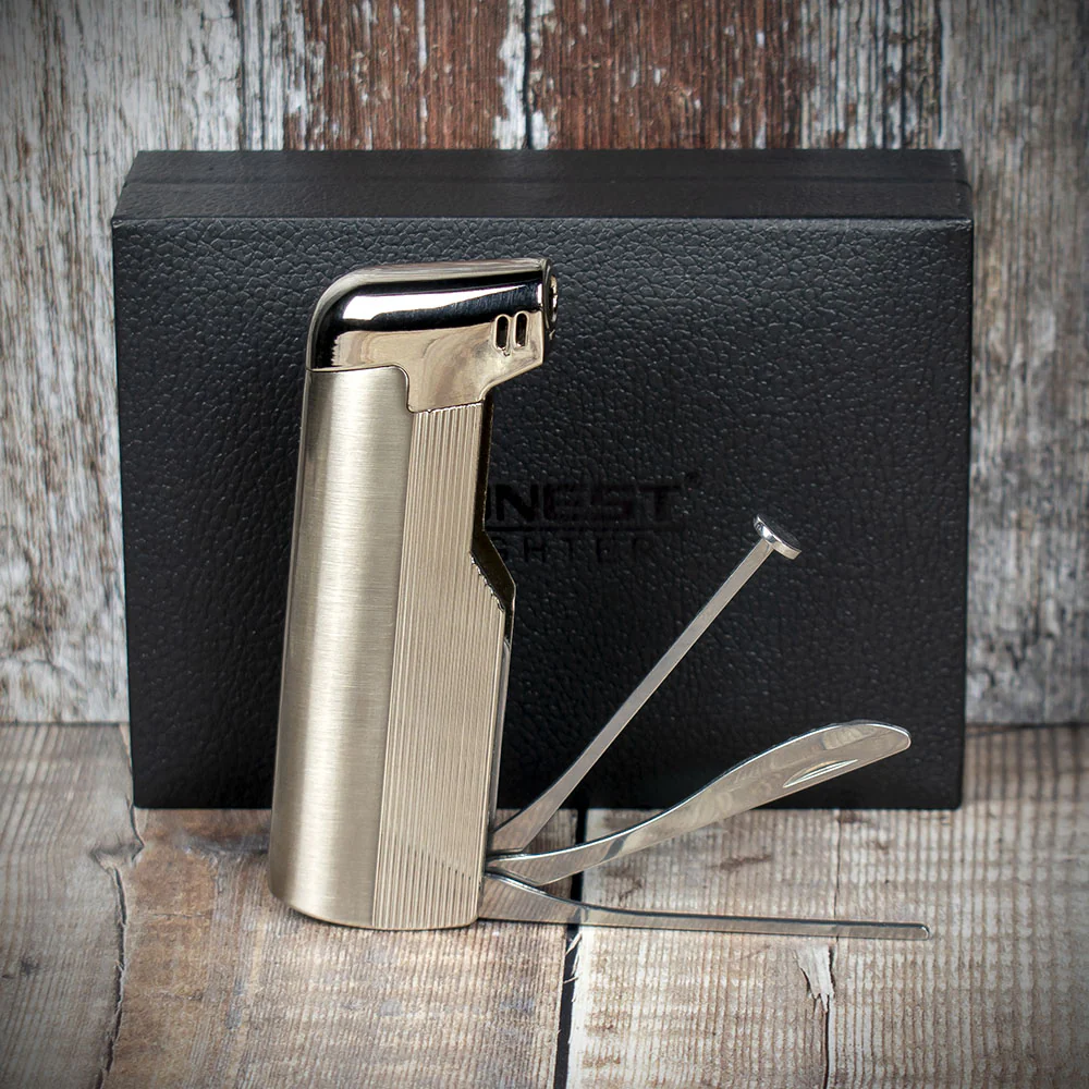 Honest Penryn Pipe Lighter - Chrome - Image 2