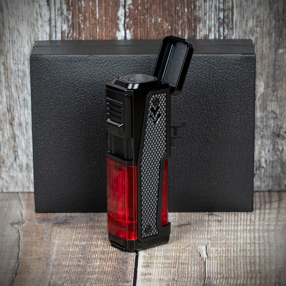 Honest Shakespeare Cigar Lighter -Black/Red - Image 2