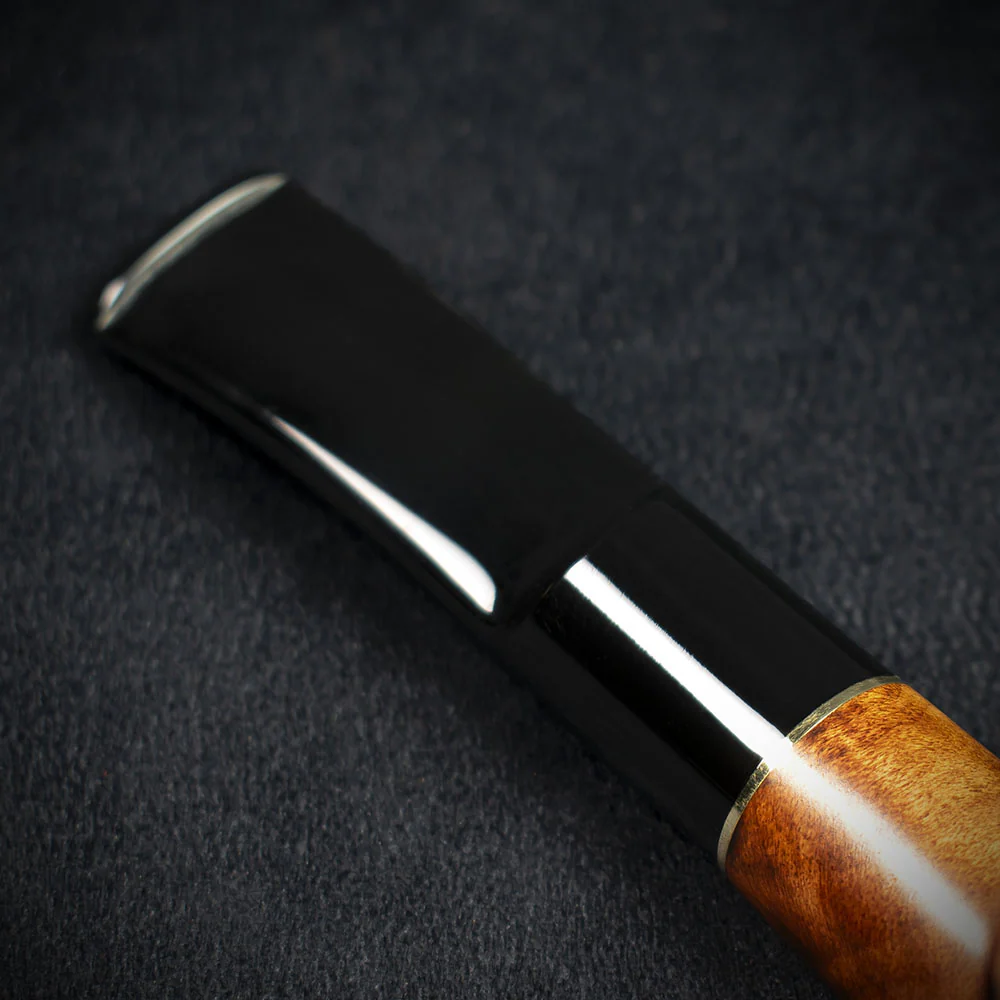 Jean Claude 9mm Filter Rustic Wave Briar Smoking Pipe - Shape 52 - Image 6