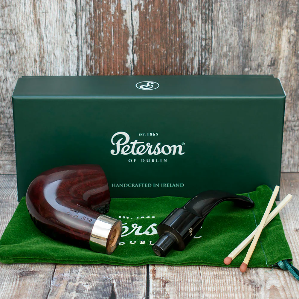Peterson of Dublin Jekyll & Hyde Briar Smoking Pipe - Shape XL90 - Image 4