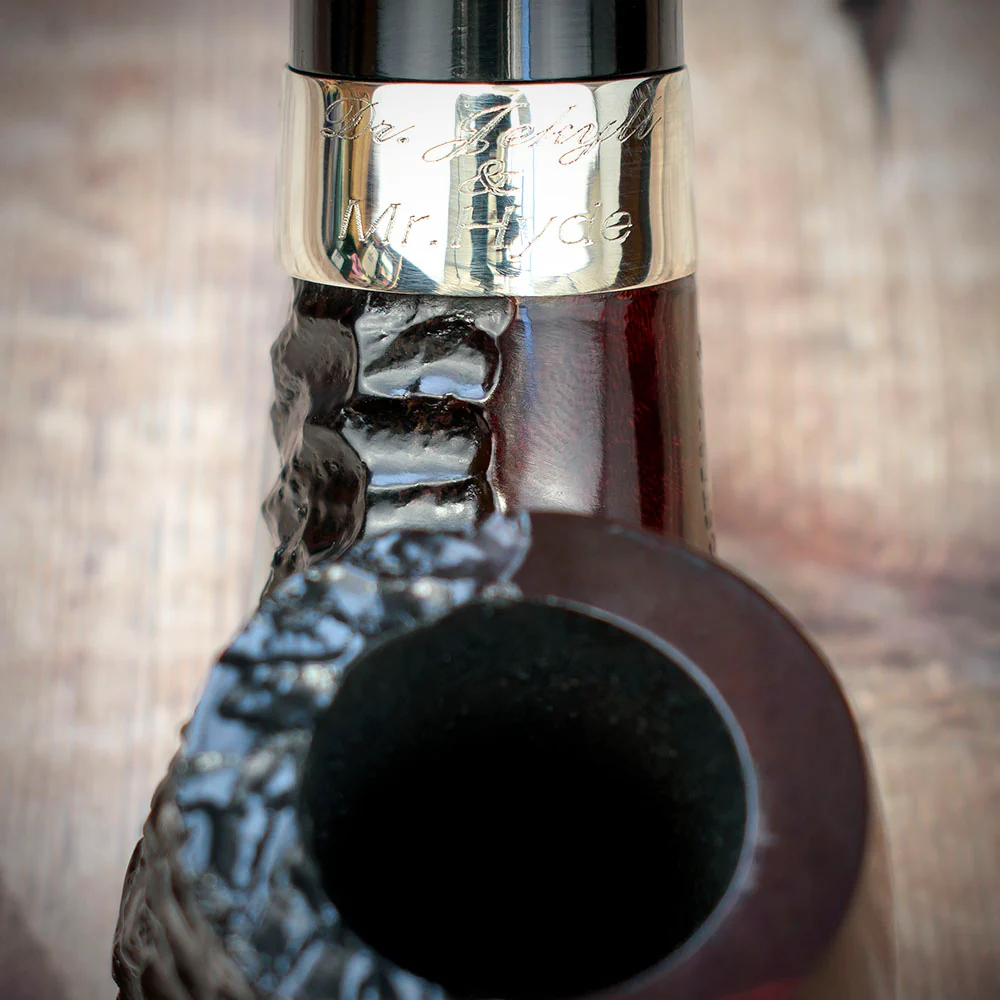 Peterson of Dublin Jekyll & Hyde Briar Smoking Pipe - Shape XL90 - Image 5