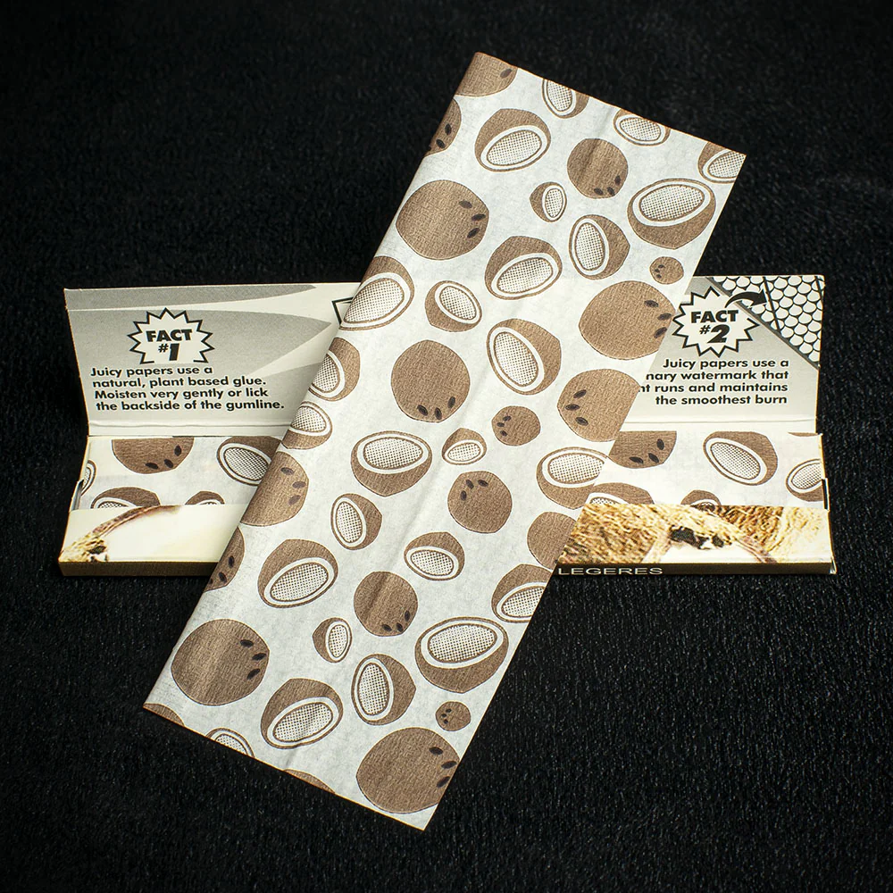 Juicy Jay's King Size Slim Rolling Papers - Coconut - Image 2
