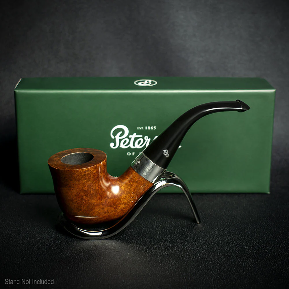 Peterson of Dublin Kildare Silver Mounted Briar Smoking Pipe - Shape No.05 - Image 2