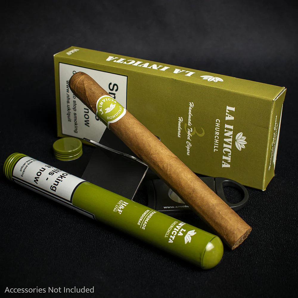 La Invicta Honduran Tubos Churchill Cigars - Pack of 3 - Image 2