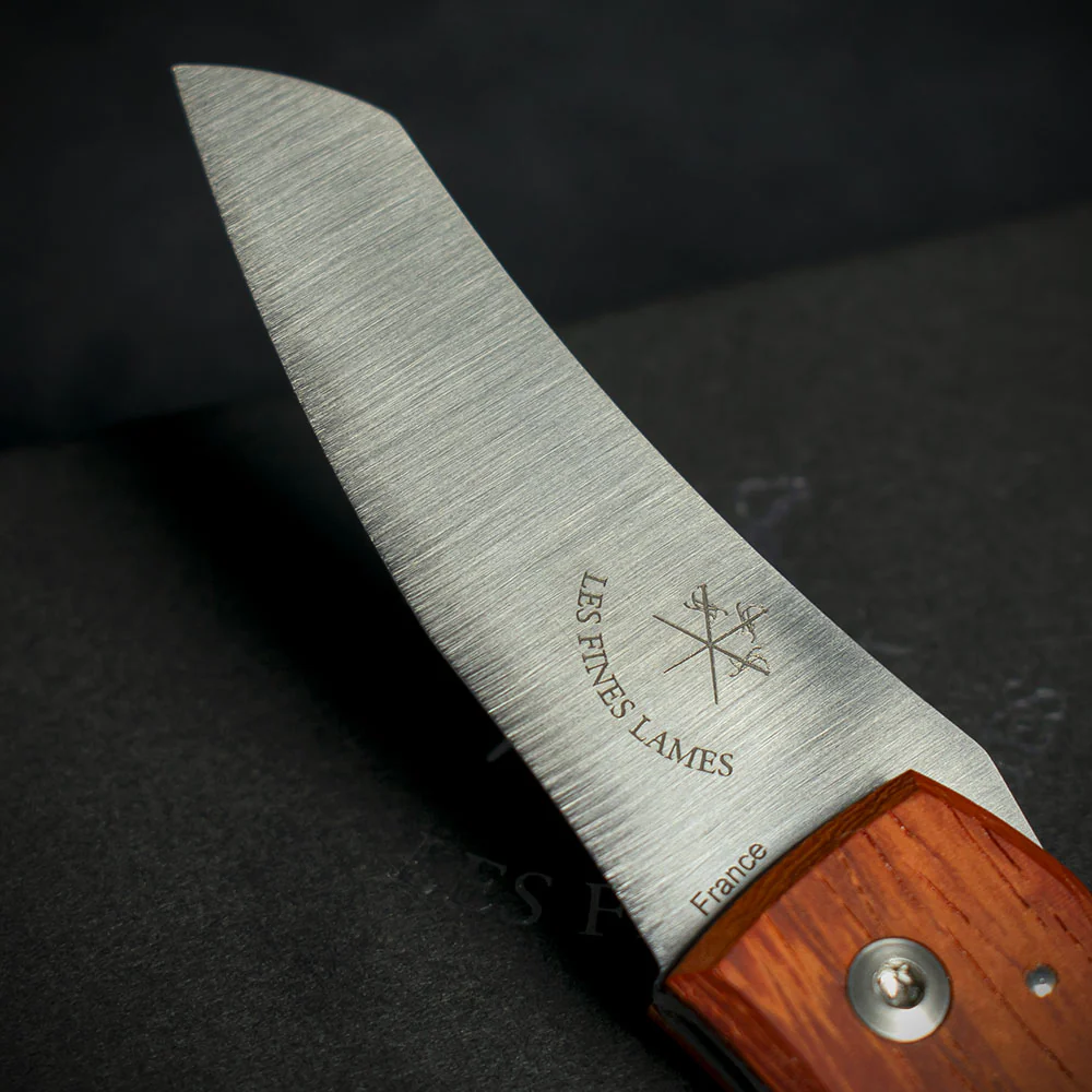 Les Fines Lames Le Petit Cigar Cutter & Knife - Classic Padauk - Image 5