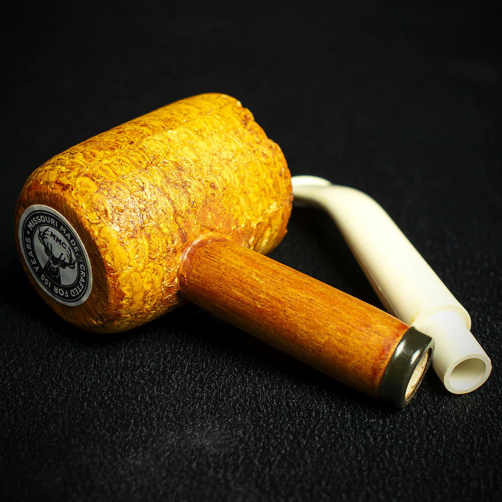 Missouri Meerschaum Iconic Legend Corn Cob Pipe - Bent - Image 4