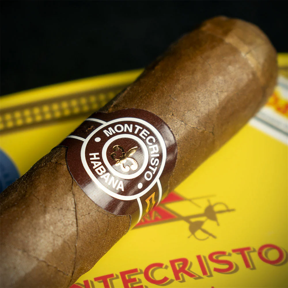 Montecristo Media Corona Cuban Cigars - Tin of 5 - Image 3