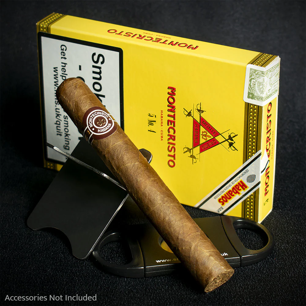Montecristo No.4 Cuban Cigars - 5 Pack - Image 2