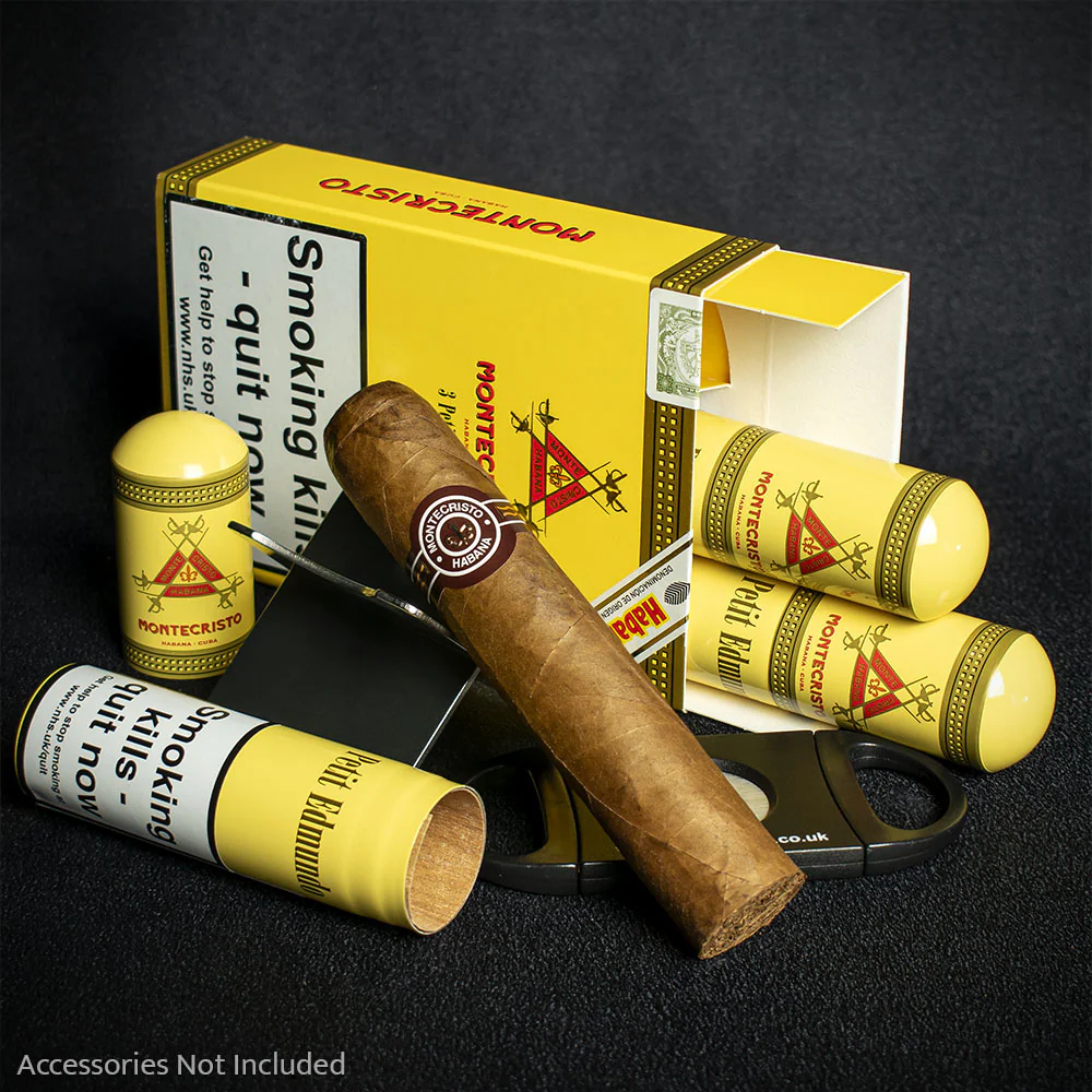 Montecristo Petit Edmundo Tubos Cuban Cigar - Single - Image 3