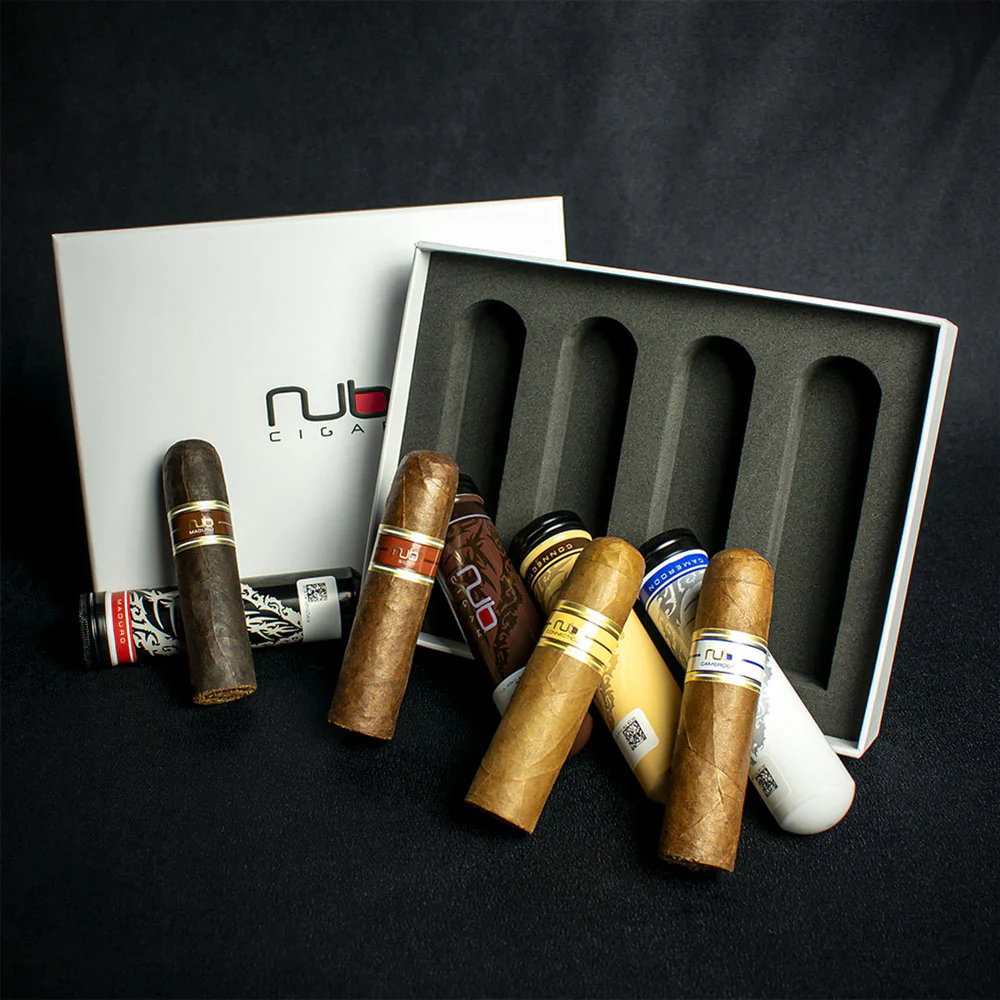 Nub Tubos Selection Cigars Sampler - Box of 4 - Image 2