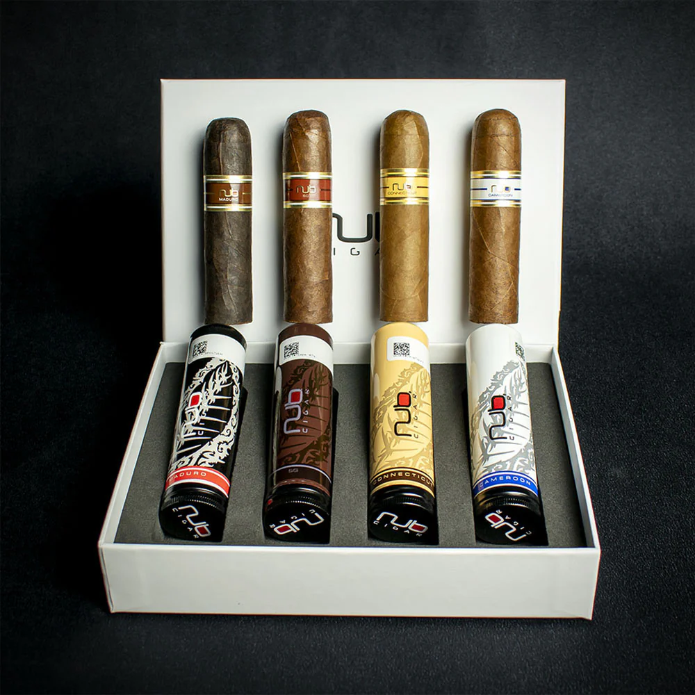 Nub Tubos Selection Cigars Sampler - Box of 4 - Image 3