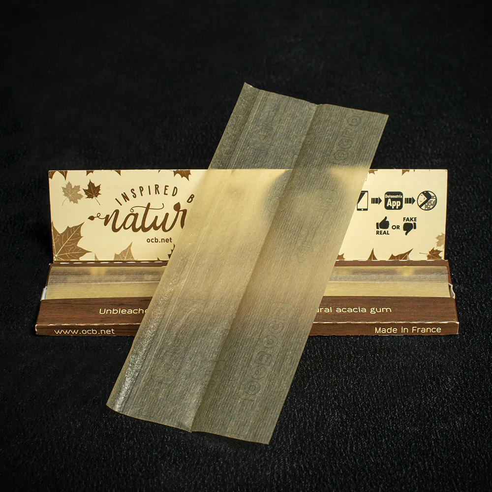 OCB Kingsize Slim Virgin Rolling Papers - Box of 50 - Image 3