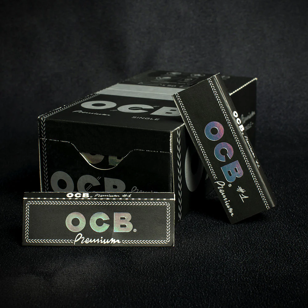 OCB Regular Premium Rolling Papers - Box of 50