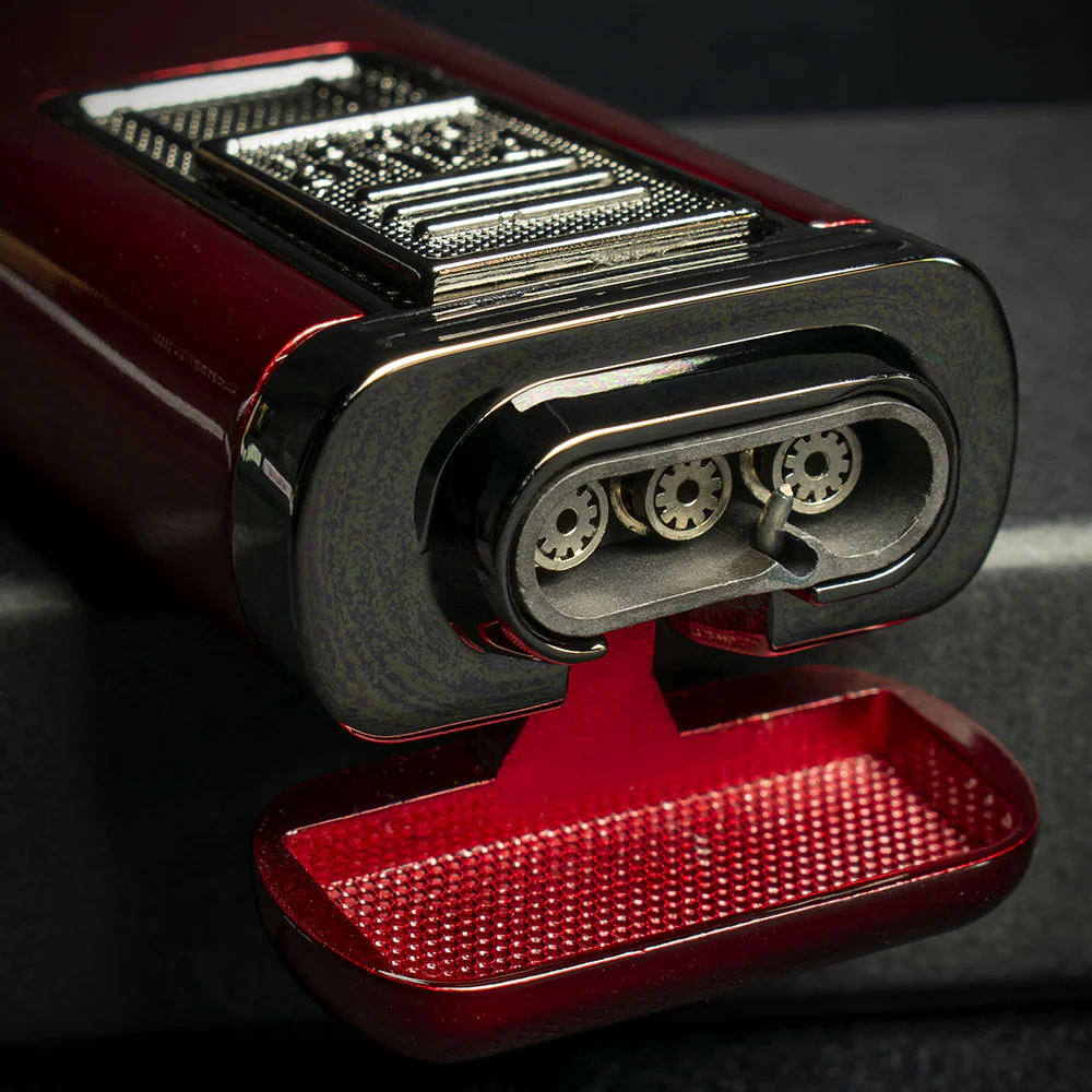 Palio Polaris Triple Flame Cigar Lighter - Red - Image 3