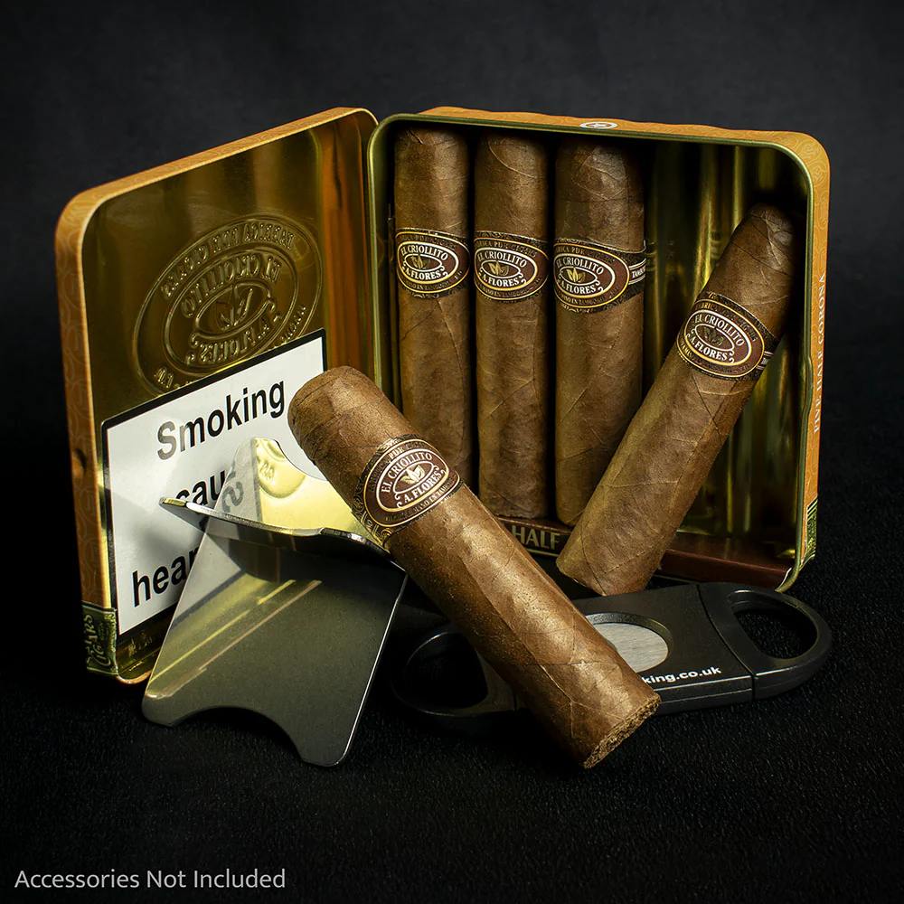 PDR Cigars El Criollito Half Corona Cigars - Tin of 5