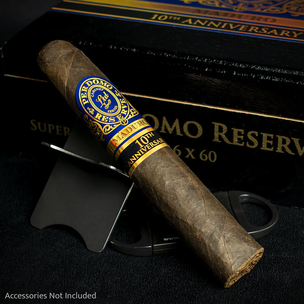 Perdomo 10th Anniversary Maduro Super Toro Cigar - Single - Image 2