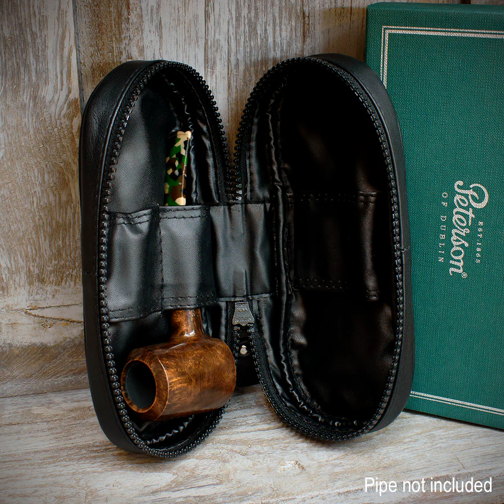 Peterson Pipe Travel/Storage Case Black Leather (POU-132) - Image 2