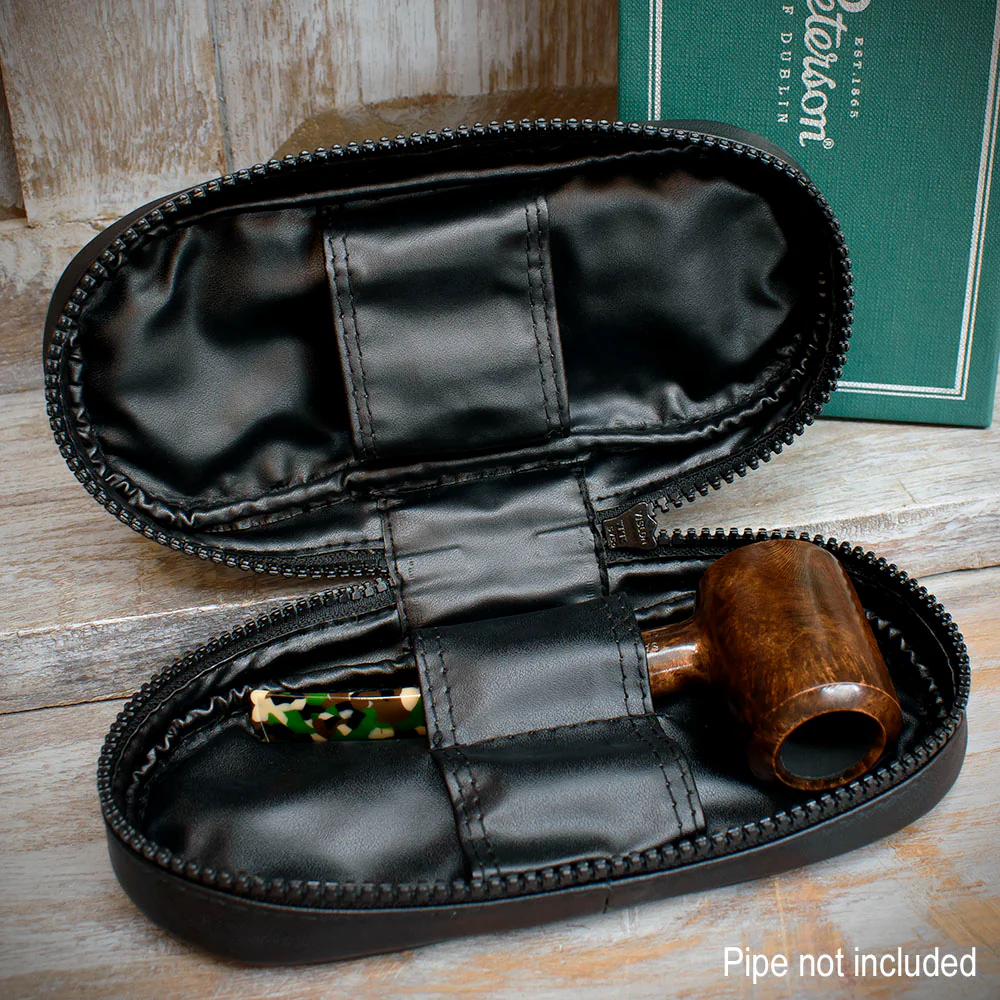 Peterson Pipe Travel/Storage Case Black Leather (POU-132) - Image 3