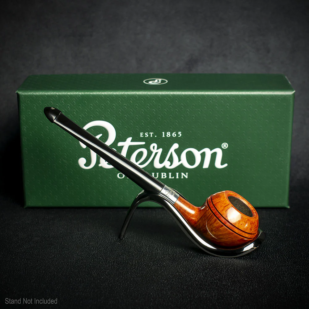Peterson of Dublin Deluxe Classic Natural Smoking Pipe - Shape 411 - Image 3