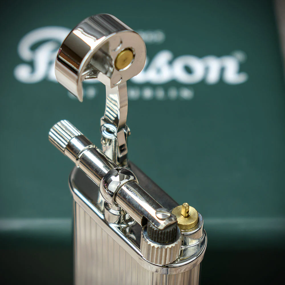 Peterson of Dublin Pipe Lighter - Silver Stripe - Image 4