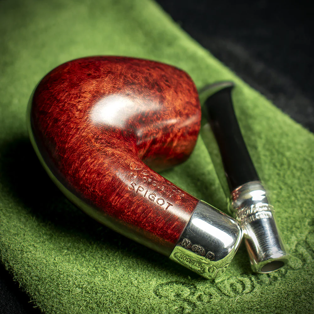 Peterson of Dublin Red Spigot Briar Smoking Pipe - Shape 65 - Image 4
