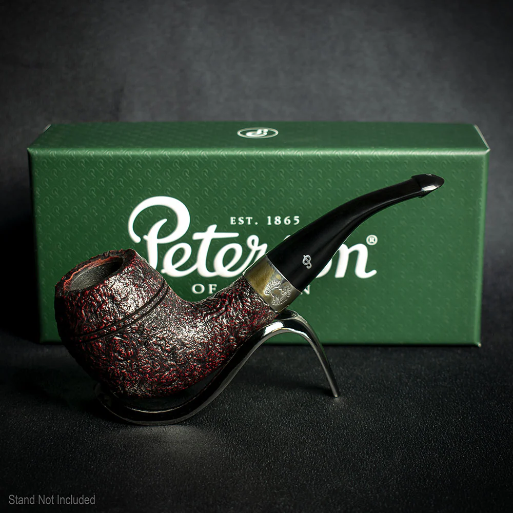 Peterson of Dublin Sherlock Holmes Deerstalker Red Sandblast Briar Pipe - Image 2