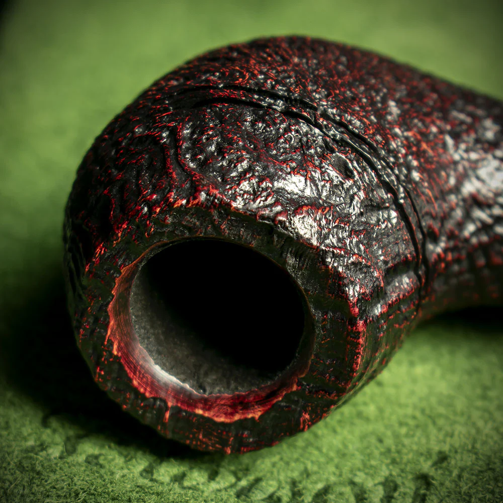 Peterson of Dublin Sherlock Holmes Deerstalker Red Sandblast Briar Pipe - Image 5