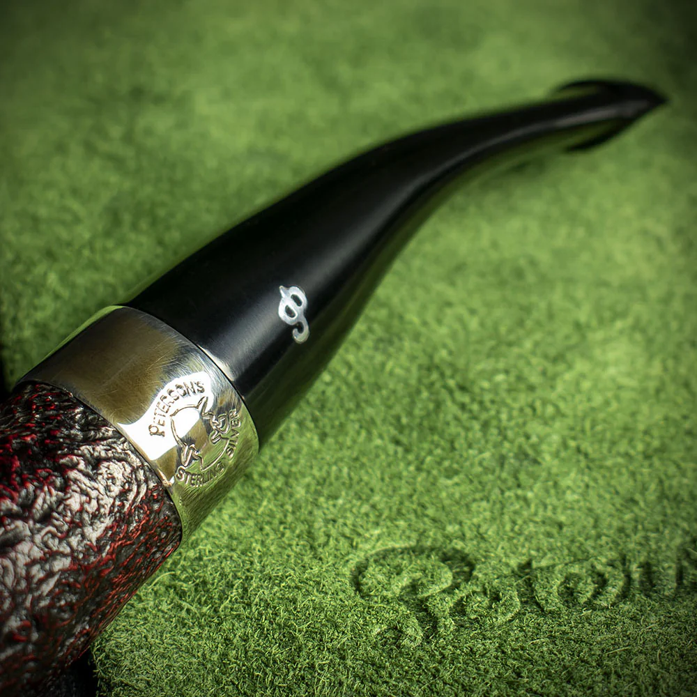 Peterson of Dublin Sherlock Holmes Deerstalker Red Sandblast Briar Pipe - Image 6