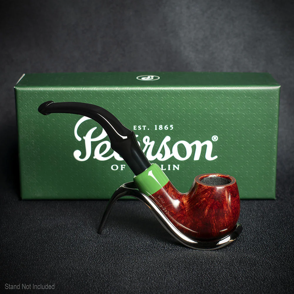 Peterson of Dublin St. Patrick's Day 2024 Limited Edition Smooth "P" Lip Briar Pipe - Shape 317 - Image 3