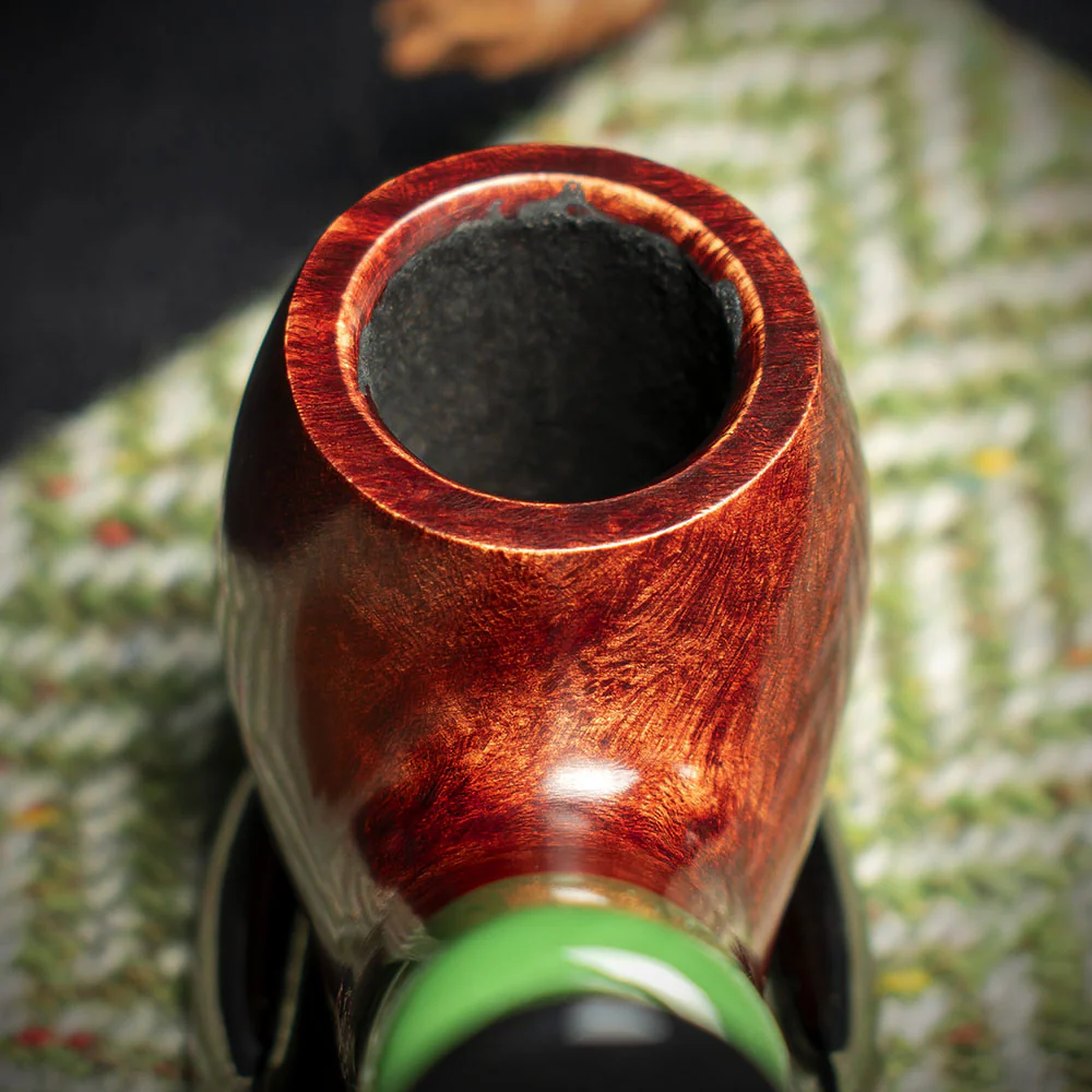 Peterson of Dublin St. Patrick's Day 2024 Limited Edition Smooth "P" Lip Briar Pipe - Shape 317 - Image 7