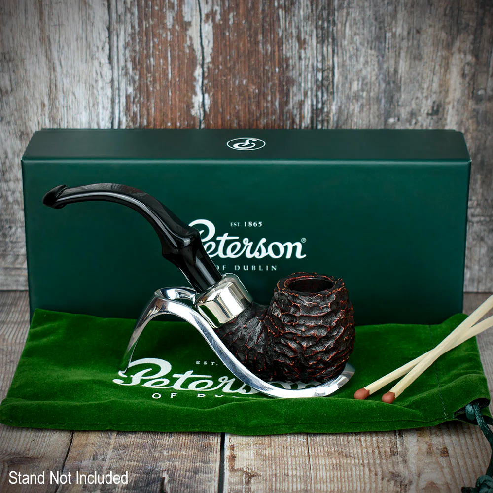 Peterson of Dublin System Rustic Briar Smoking Pipe - Shape No.317 - Image 3