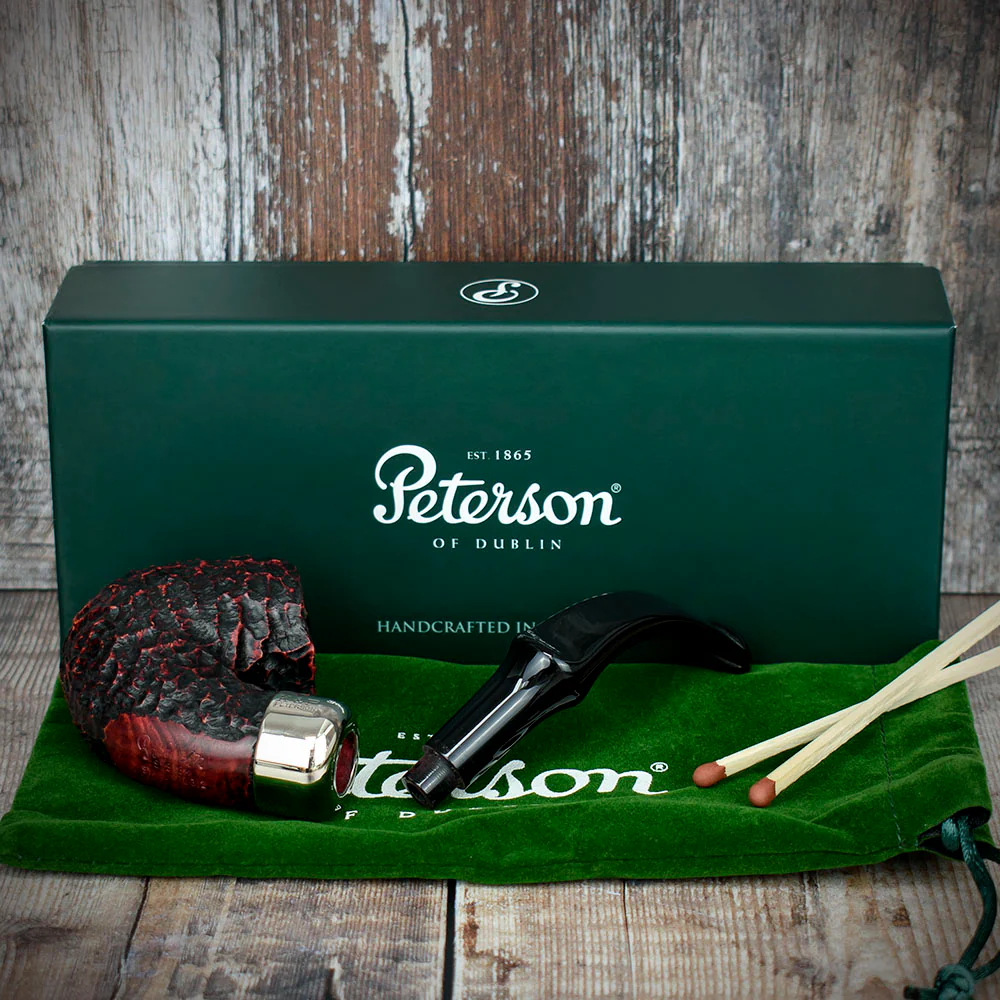 Peterson of Dublin System Rustic Briar Smoking Pipe - Shape No.312 - Image 4