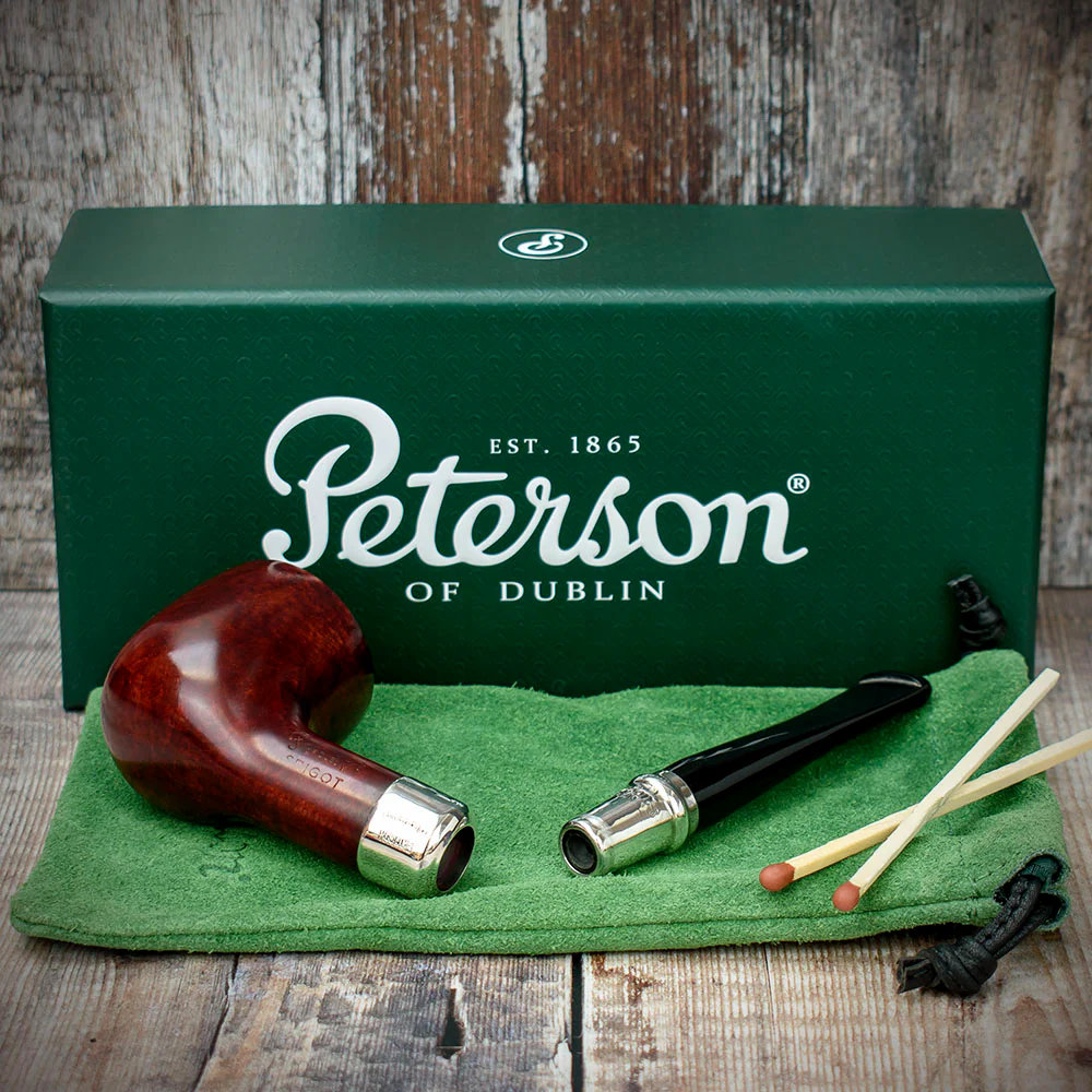 Peterson of Dublin Red Spigot Briar Smoking Pipe - Shape 606 - Image 4