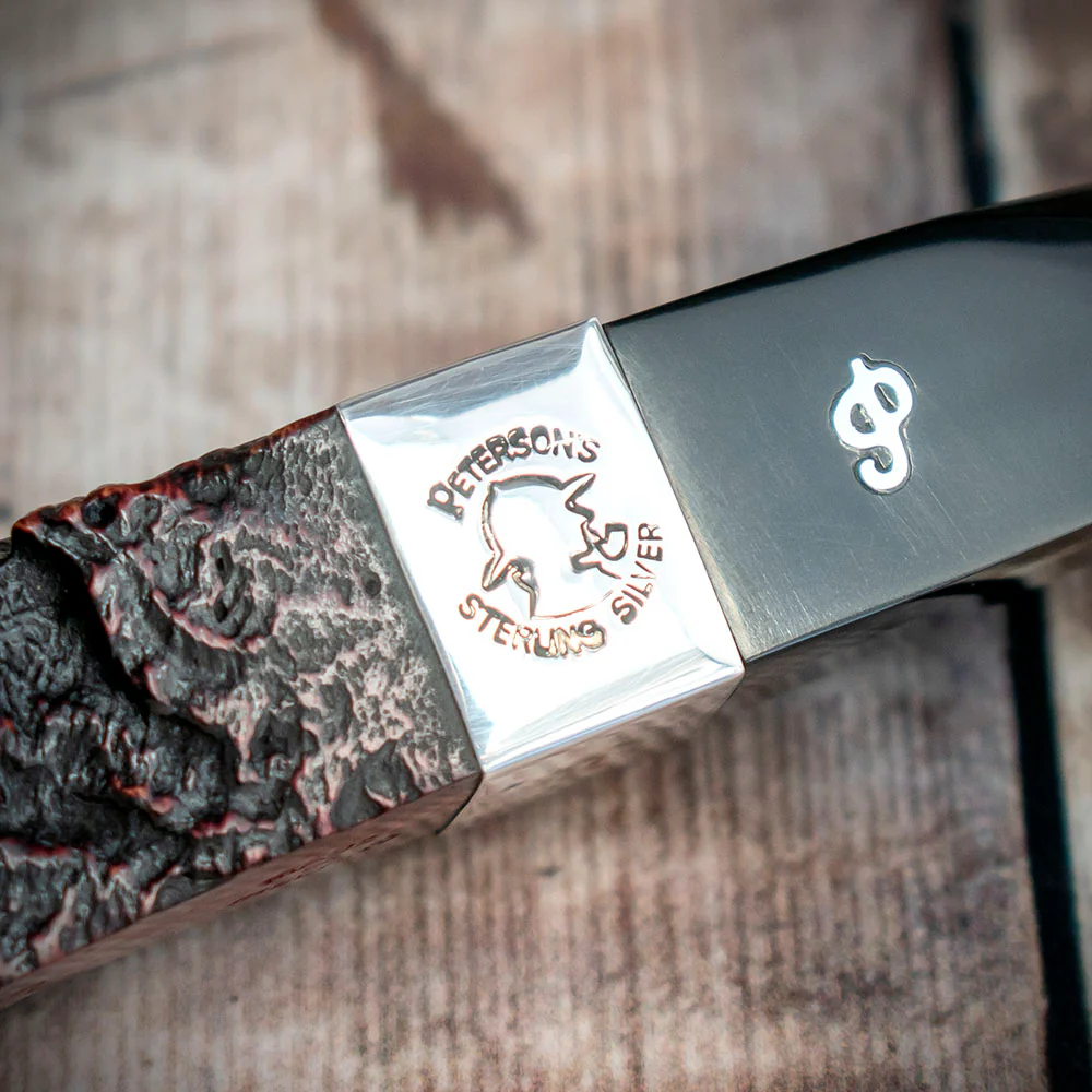 Peterson of Dublin Sherlock Holmes Briar Smoking Pipe - Red Sandblast Milverton - Image 4